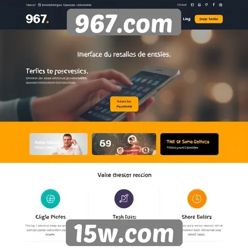 Análise da interface de usuário do site 967.com